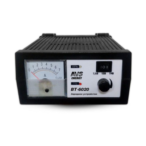 AVS BT-6020 Зарядное устройство для автомобильного аккумулятора (7A) 6/12V