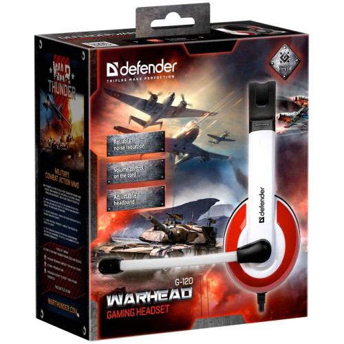 DEFENDER (64098) WARHEAD G-120 белый/красный