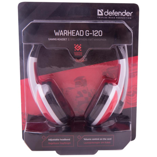 DEFENDER (64098) WARHEAD G-120 белый/красный