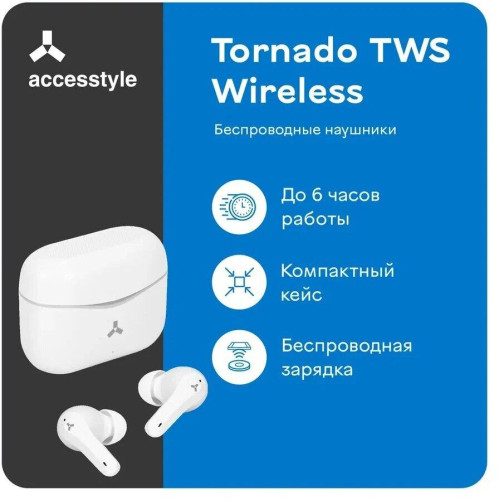 ACCESSTYLE Tornado TWS Wireless White