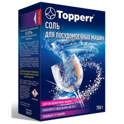 TOPPERR 3317 Соль для ПММ гранулированная, 750 г (Б)