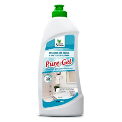 CLEAN&GREEN CG8079 для чистки сантехники Pure-Gel (кислотное, гель) 500 мл.