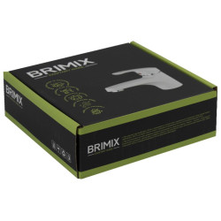 BRIMIX 5991 Смеситель на раковину, шаровый, из высокопрочного пластика АБС, БЕЛЫЙ