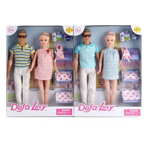NO NAME Кукла в наборе с аксессуарами (30,5 и 29 см)
