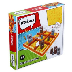 LDGAMES Игра кошки мышки 24,5x24,5x5 см 538-143