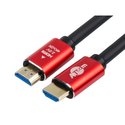 ATCOM (АТ5943) Кабель HDMI 5М (Red/Gold, в пакете) VER 2.0