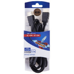 REXANT (06-3101) ШНУР HDMI-HDMI , 1.5 М, GOLD С ФЕРРИТАМИ