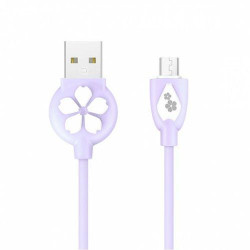 HOCO (6957531051206) JP15 USB (m)-microUSB (m) 1.2м - фиолетовый