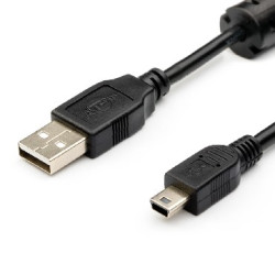 ATCOM (АТ3793) кабель USB 2.0 (AM/Mini USB (5 pin) - 0,8 м (10)