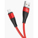 HOCO (6931474741431) X57m USB (m)-microUSB (m) 1.0м - красный