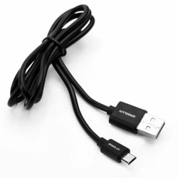 ERGOLUX (15088) ELX-CDC01P-C02 ПРОМО (Кабель USB Micro USB, 2А, 1м, Черный, Зарядка+Передача данных, Пакет )