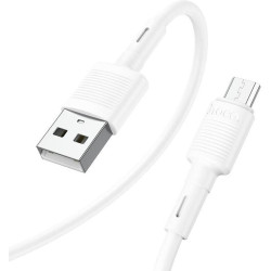 HOCO (6931474770899) X83 Victory MicroUSB (m) 1m - белый