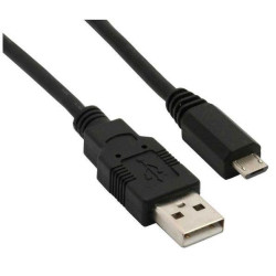 VS (U030) USB2.0 A вилка-MicroUSB вилка, 3,0м черный