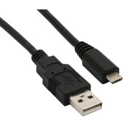 VS (U010) USB2.0A вилка-MicroUSB вилка, 1,0 м черный