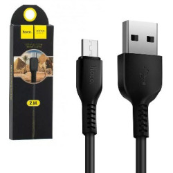 HOCO (6957531068822) X20 USB (m)-microUSB (m) 1.0м - черный