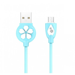 HOCO (6957531051213) JP15 USB (m)-microUSB (m) 1.0м - н/голубой