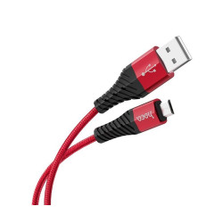 HOCO (6931474710550) X38 USB (m)-microUSB (m) 1.0м - красный