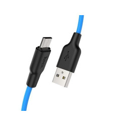 HOCO (6931474711885) X21 USB (m)-microUSB (m) 1.0м - черный/синий