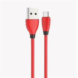 HOCO (6957531085508) X27 USB-microUSB 2.4A 1.2m красный