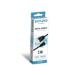 EXPLOYD EX-K-1295 Дата-кабель USB - microUSB 1М чёрный