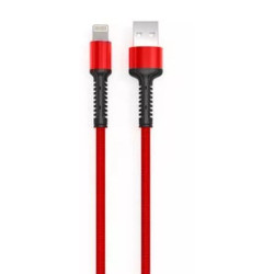 LDNIO (LD_B4461) LS63/ USB кабель Lightning/ 1m/ 2.4A/ медь: 86 жил/ красный