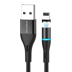 BOROFONE BU16 USB-Lightning 8 Pin 2.4A 1.2M - черный