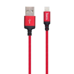 HOCO (6957531062837) X14 USB-8 Pin 2A 1.0m силикон красный/черный