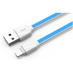 LDNIO (LD_B4533) XS-07/ USB кабель Lightning/ 1m/ 2.1A/ медь: 60 жил/ синий