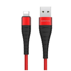 BOROFONE (6931474710420) BX32i USB-8 Pin 2.4A 1M красный