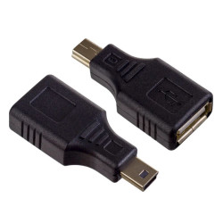 PERFEO A7016 переходник USB2.0 A розетка - MINI USB вилка (5)