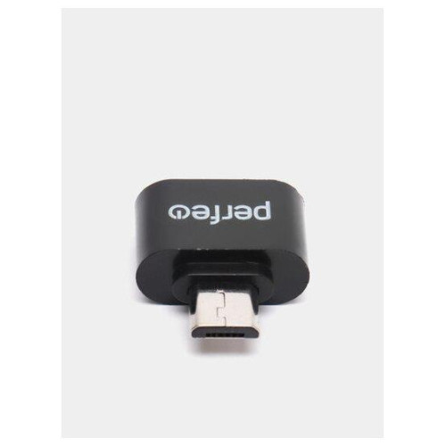 PERFEO (PF_B4995) adapter USB на micro USB c OTG (PF-VI-O010 Black) чёрный
