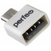 PERFEO (PF_B4997) adapter USB на micro USB c OTG (PF-VI-O010 White) белый