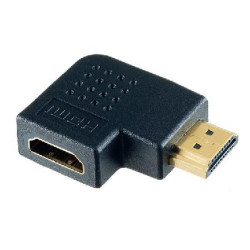 PERFEO (A7011) переходник угловой HDMI A вилка - HDMI A розетка