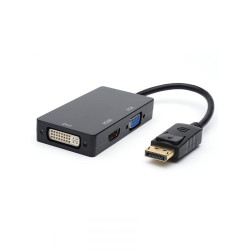 ATCOM (AT6854) Переходник 0.1 m DisplayPort(m)  HDMI, VGA, DVI