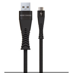 MORE CHOICE (4627151192246) K41Sa USB (m)-Type-C (m) 3.0А 1.0м - черный
