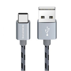 BOROFONE (6931474703422) BX24 USB (m)-Type-C (m) 1.0м - серый