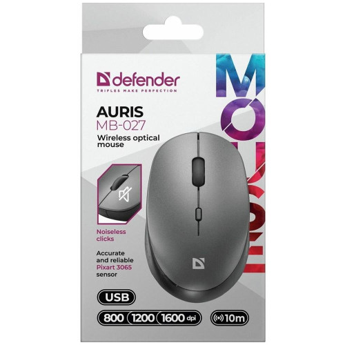 DEFENDER (52029) Auris MB-027 серый