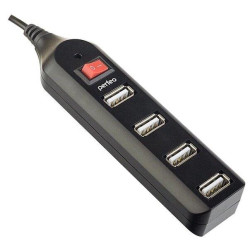 PERFEO (PF_A4884) USB-HUB 4 Port, (PF-HYD-6001H) чёрный