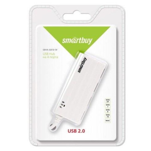 SMARTBUY SBHA-6810-W 4 порта белый