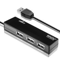 GINZZU GR-334UB (3xUSB 2.0 + 1xUSB 3.0)