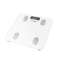 LUMME LU-1334 белый жемчуг LCD весы напольные диагностические, умные с BLUETOOTH