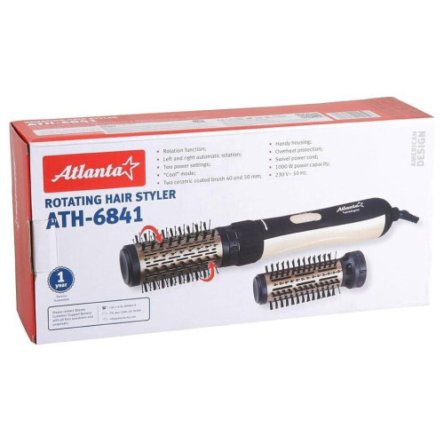 ATLANTA ATH-6841 (фен-щетка) черный