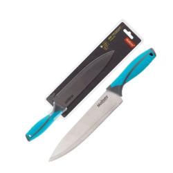 MALLONY Нож с прорезиненной рукояткой ARCOBALENO MAL-01AR поварской, 20 см (005520)