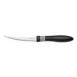 TRAMONTINA Нож для томатов Cor & Cor 12,5см черный на блистере 23462/105