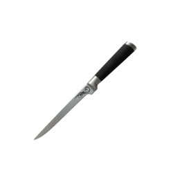 MALLONY Нож с прорезиненной рукояткой MAL-04RS филейный, 12,5 см (985364)