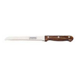 TRAMONTINA И8704 Нож для хлеба Polywood 18см в блистере коричневый 21125/197