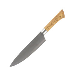 MALLONY Нож с пластиковой рукояткой под дерево FORESTA поварской 20 см (103560)