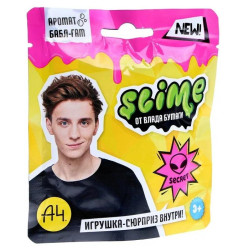 SLIME SLM055 розовый, 80 г. Влад А4