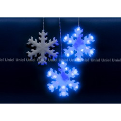 UNIEL (11128) ULD-E2703-120/DTA BLUE SNOWFLAKES