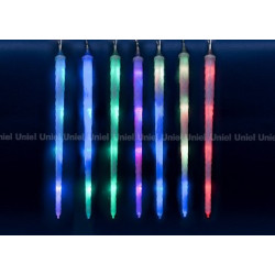 UNIEL 11126 ULD-E3005-210/DTK RGB IP44 FROSTED ICICLE